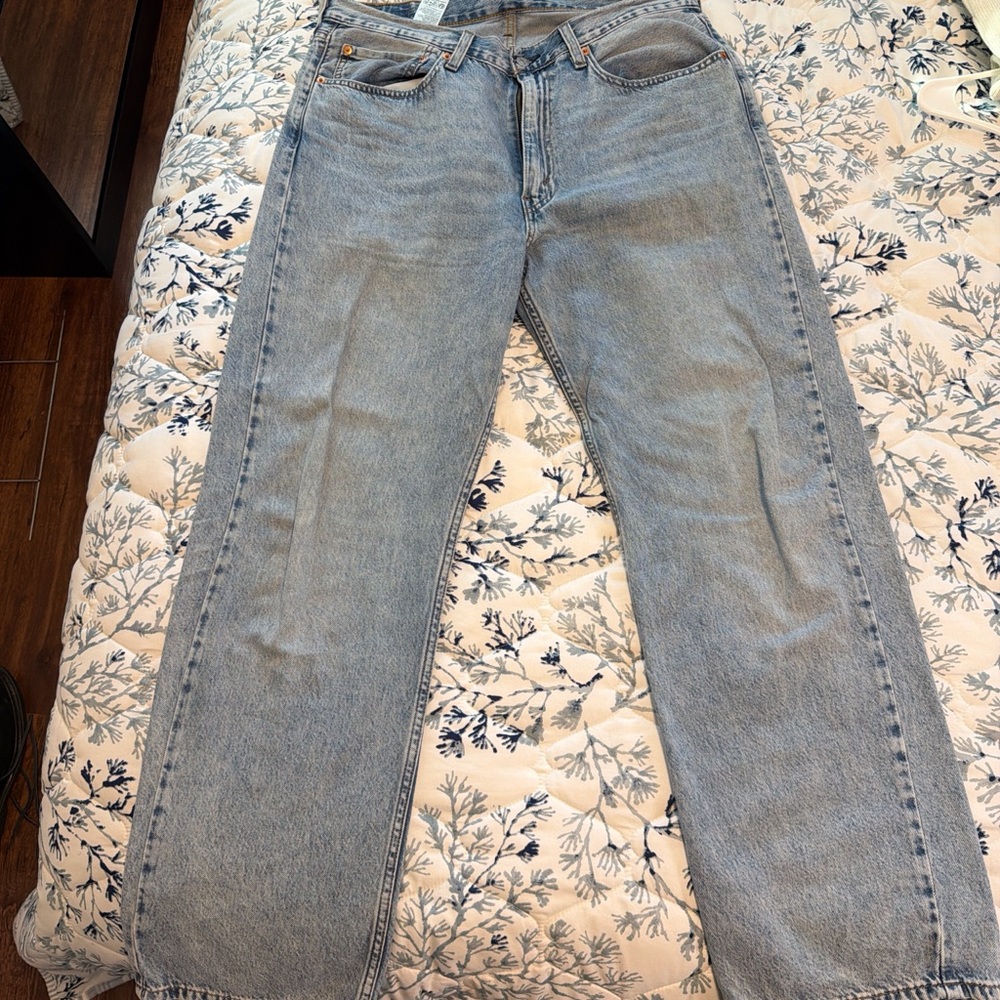 Levi's Light Blue Straight Jeans for Men